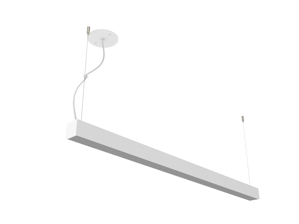 P5555FT127V - Luminária LED Integrado Pendente e Sobrepor Perfil Linear 5,5x 5,5cm (127V)