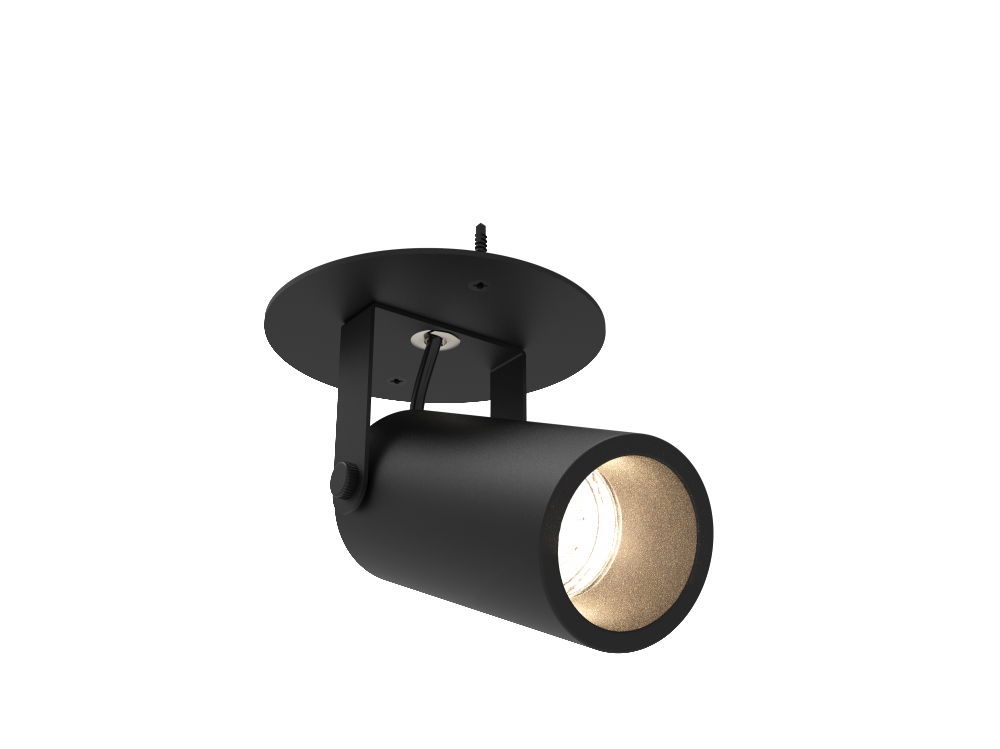 T60S - Luminária Spot LED MR16 GU10 de Sobrepor D6x12cm 6W - BIVOLT (127/220V)
